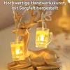 LED Bierglas Lichterkette, 1,5 Meter, 10 Warmweiße LEDs, Produktbild-Vorschau 5