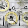 CreaTable, 24020, Veterný mlyn žltý, Kombinovaný servis Náhľad obrázku produktu 6