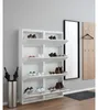 Pisa Schuhschrank mit 8 Klappen/ Türen in Metall weiss. Produktbild-Vorschau 3
