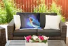 MuchoWow® Outdoor Kissen - Rotkehlchen - Blau - Schnee - Produktbild-Vorschau 5