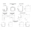 Raccordo per grondaia Renoplast® RK54 in alluminio, 8 cm Anteprima dell’immagine prodotto 2