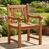 Gartensessel Herz Teakholz Massivholz Gartenstuhl Holzstuhl Produktbild-Vorschau 6
