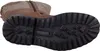 The image shows the sole of a brown boot with a textured tread pattern. Voir les images du produit