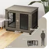 Klatka dla psa PawHut z zamykaną na klucz poduszką na Podgląd zdjęcia produktu 3