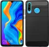 Silikon Hülle Carbon kompatibel mit HUAWEI P30 Case TPU Produktbild-Vorschau 1