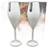 Sektglas weiß Kunststoff - 2 Stück Produktbild-Vorschau 8