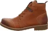 A side view of a brown leather boot on a white background. Produktbild-Vorschau