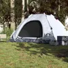 vidaXL Campingzelt 5 Personen Weiß Verdunkelungsstoff Quick Produktbild-Vorschau 3
