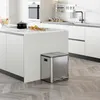VonHaus 30L Mülleimer 2 x 15L Fächer, Edelstahl, Mit Produktbild-Vorschau 8