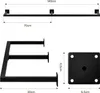 EUGAD Kleiderstange Wandmontage, Garderobe Rohr industrial, Produktbild-Vorschau 3