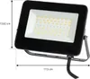 Prios Liezel LED-Außenstrahler 15W RGBW Tuya IP65 Produktbild-Vorschau 3