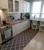 TAPIS DE COULOIR ANTIDÉRAPANT TRÈFLE MAROCAIN 133 cm gris Voir les images du produit 4