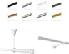 A collage of different colored curtain rods and a white curtain rod assembly. Anteprima dell’immagine prodotto
