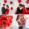 28 Stück LOVE Herz XXL Folienballon Set rot gold – Produktbild-Vorschau 7