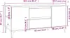 vidaXL TV-Schrank Schwarz 102x44,5x50 cm Holzwerkstoff Produktbild-Vorschau 7