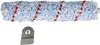 A close-up product shot of a vacuum cleaner brush roll and a gray accessory. Produktbild-Vorschau