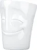 FIFTYEIGHT Henkelbecher 350ml - Vergnügt weiß Produktbild-Vorschau 4