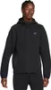 A man wearing a black Nike Tech Fleece hoodie and pants. Náhled obrázku produktu