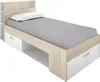 Bett mit Kopfteil, Stauraum & Schublade - 90 x 190 cm - Produktbild-Vorschau 3