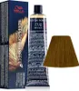 A box of Wella Koleston Perfect hair dye and a tube of the product are shown next to a swatch of the hair color. Produktbild-Vorschau