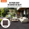 VEVOR Terrassenfliesen, 54er-Set, Balkonfliesen 295x295mm, Produktbild-Vorschau 2