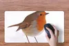 MuchoWow® Mauspad Mousepad Vogel - Rotkehlchen - Schnee Produktbild-Vorschau 3