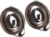 Two metal springs coiled in a spiral shape, presented against a white background. Produktbild-Vorschau