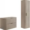 Rodan | Badmöbel Set - Beige Matt | 80/52/41 cm & 35/139/31 Produktbild-Vorschau 1