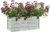vidaXL Vyvýšený zahradní záhon 100x40x45 cm Pozinkovaná Náhled obrázku produktu 4