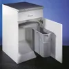 WESCO Einbau-Abfallsammler DT - flach, 19 Liter, alugrau Produktbild-Vorschau 1