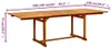 vidaXL Záhradný jedálenský stôl (160-240)x100x75 cm Masívne Náhľad obrázku produktu 7