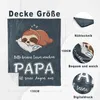 Decke Plaid Geschenk für Papa Weich Kuscheliges Motiv Produktbild-Vorschau 6