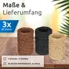 ECENCE 3x 80m / 262ft Papierdraht zum Basteln, Produktbild-Vorschau 4
