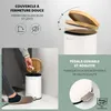 eluno Seau à cosmétique FRAMURA, poubelle à pédale de 5 Voir les images du produit 3