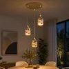 MasterLED Pendelleuchte Elen E27 3-flammig Beige-Gold rund Produktbild-Vorschau 8