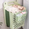 Cesto portabiancheria pieghevole a parete con grande Anteprima dell’immagine prodotto 2