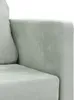 vidaXL Divano a terra con funzione letto Grigio chiaro Anteprima dell’immagine prodotto 16