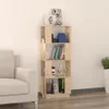 vidaXL Regał/przegroda do pokoju 51x25x132 cm lite drewno Podgląd zdjęcia produktu 3