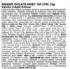Weider Isolate Whey 100 CFM (2000g) Cookies & Cream - Produktbild-Vorschau 9