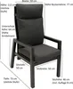 DEGAMO Gartensessel Hochlehner Sessel MANCIANO, Aluminium Produktbild-Vorschau 6