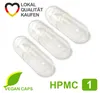 Leerkapseln vegan / vegetarisch HPMC Größe 1 leere Kapseln Produktbild-Vorschau 1