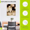 ARTland Wandbild Alu für Innen & Outdoor Herzstruktur Produktbild-Vorschau 3