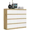 Komoda 120 cm 8 zásuvek skříňka FRAMIRE R-120-S8 artisan Náhled obrázku produktu 7
