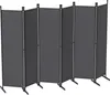 YRHome Paraván 6křídlový malý 300x180cm černý, skládací, Náhled obrázku produktu 1