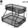 Merax Etagenbett 90x200 und 140x200 cm, Metallrahmen Produktbild-Vorschau 5