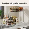 Küchenregal, 2 Etagen Waschbecken Regal, Küche Schrank Produktbild-Vorschau 4