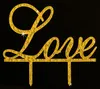 Oblique Unique Hochzeitstorten Topper Love Kuchendeckel Produktbild-Vorschau 2