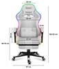 HUZARO FORCE 4.7 RGB White GAMING CHAIR Voir les images du produit 4