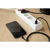 UNITEC Steckdosenleiste 3 fach 2 x USB  mit Schalter weiß  Produktbild-Vorschau 3