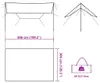 vidaXL Tarp brun 506x306 cm imperméable Voir les images du produit 8